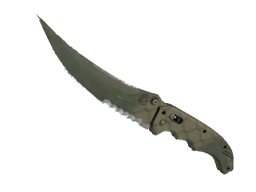 ★ StatTrak™ Flip Knife | Safari Mesh (Well-Worn)