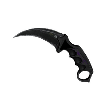 ★ StatTrak™ Karambit | Ultraviolet (Battle-Scarred)