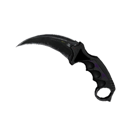 free csgo skin ★ Karambit | Ultraviolet (Battle-Scarred)