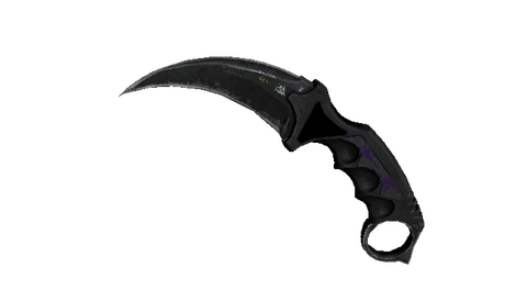 ★ StatTrak™ Karambit | Ultraviolet (Battle-Scarred)