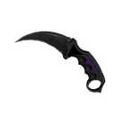 ★ StatTrak™ Karambit | Ultraviolet (Well-Worn)