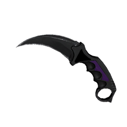 free csgo skin ★ Karambit | Ultraviolet (Well-Worn)