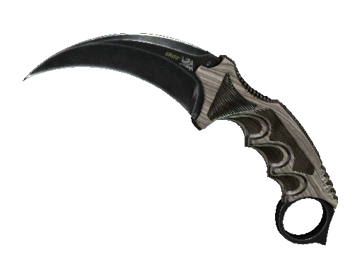 ★ Karambit | Black Laminate (Well-Worn)