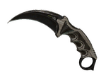 Karambit Black Laminate CS:GO skin