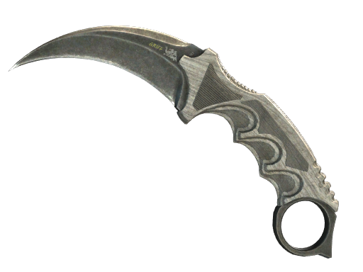 ★ Karambit | Black Laminate (Battle-Scarred)