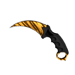 ★ StatTrak™ Karambit | Tiger Tooth (Minimal Wear)