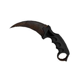 free cs2 skins ★ StatTrak™ Karambit | Rust Coat (Battle-Scarred)