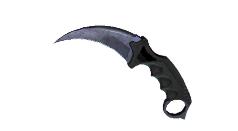 ★ StatTrak™ Karambit | Blue Steel (Well-Worn)
