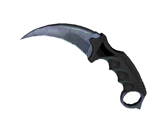 Image for the ★ Karambit | Blue Steel weapon skin in Counter Strike 2