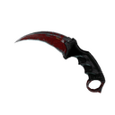 ★ StatTrak™ Karambit | Crimson Web (Battle-Scarred)