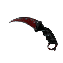 ★ Karambit | Crimson Web (Battle-Scarred)