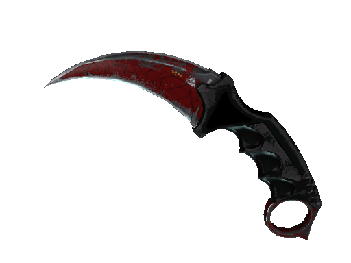 ★ Karambit | Crimson Web (Battle-Scarred)