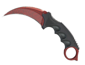 ★ Karambit | Crimson Web (Minimal Wear)