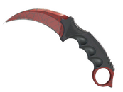 ★ StatTrak™ Karambit | Crimson Web (Minimal Wear)