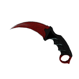 free csgo skin ★ Karambit | Crimson Web (Minimal Wear)