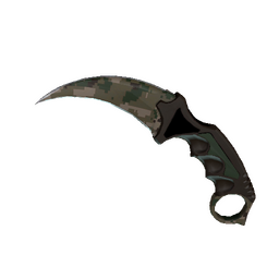 free csgo skin ★ StatTrak™ Karambit | Forest DDPAT (Minimal Wear)