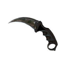 ★ StatTrak™ Karambit | Forest DDPAT (Battle-Scarred)