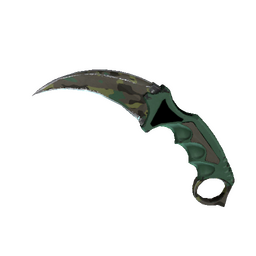 ★ StatTrak™ Karambit | Boreal Forest (Well-Worn)