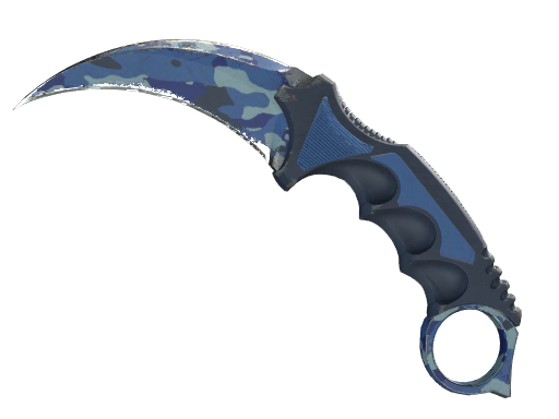 ★ StatTrak™ Karambit | Bright Water (Well-Worn)