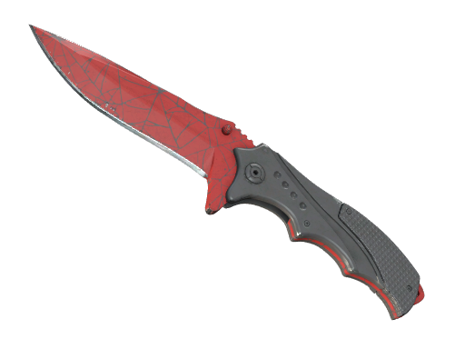 ★ Nomad Knife | Crimson Web (Well-Worn)