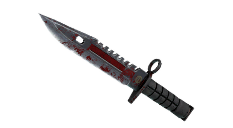 ★ M9 Bayonet | Crimson Web (Battle-Scarred)