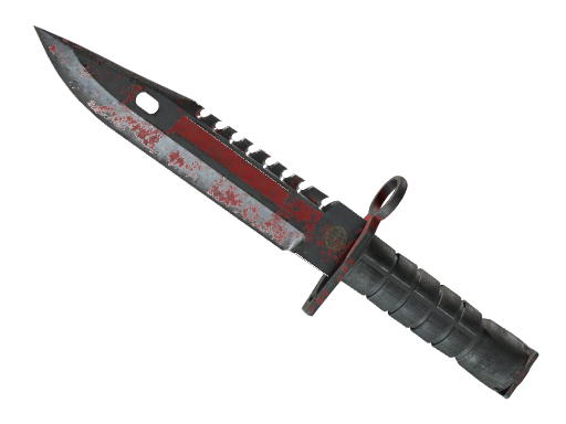 ★ M9 Bayonet | Crimson Web (Battle-Scarred)