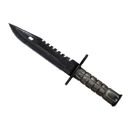 free csgo skin ★ StatTrak™ M9 Bayonet | Black Laminate (Minimal Wear)