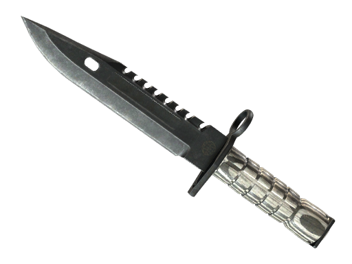 ★ M9 Bayonet | Black Laminate (Well-Worn)