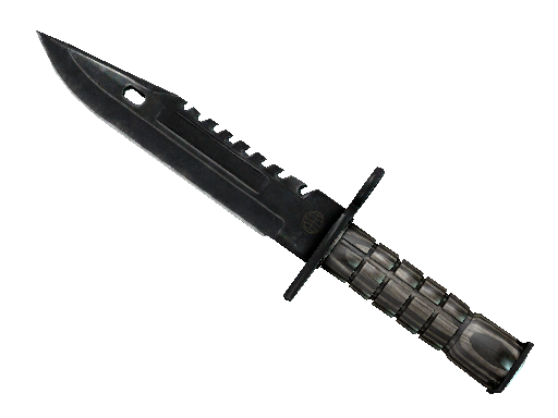 ★ StatTrak™ M9 Bayonet | Black Laminate (Well-Worn)