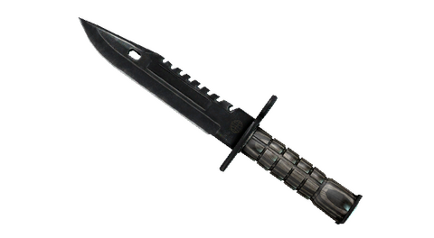 ★ StatTrak™ M9 Bayonet | Black Laminate (Well-Worn)