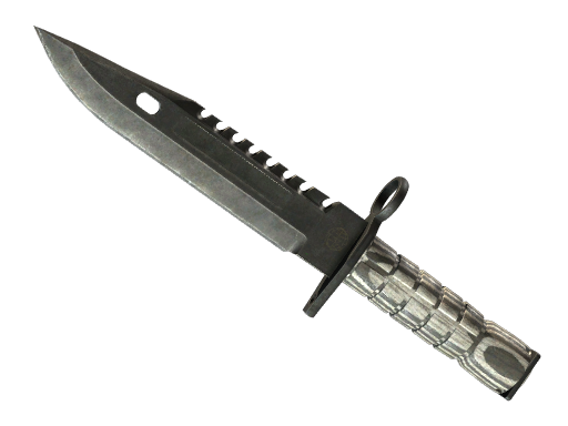 ★ StatTrak™ M9 Bayonet | Black Laminate (Battle-Scarred)