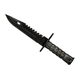 free cs2 skins ★ StatTrak™ M9 Bayonet | Black Laminate (Battle-Scarred)