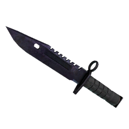 free csgo skin ★ M9 Bayonet | Blue Steel (Battle-Scarred)