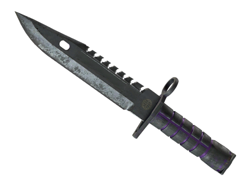 ★ StatTrak™ M9 Bayonet | Ultraviolet (Battle-Scarred)