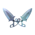 ★ StatTrak™ Shadow Daggers | Blue Steel (Minimal Wear)