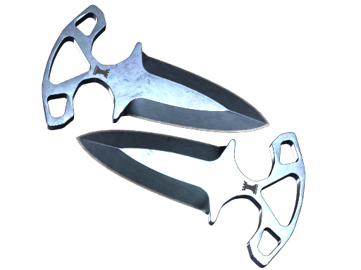 ★ Shadow Daggers | Blue Steel (Well-Worn)