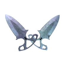 ★ Shadow Daggers | Blue Steel (Well-Worn)