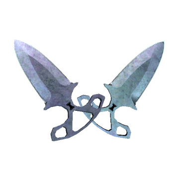 ★ StatTrak™ Shadow Daggers | Blue Steel (Well-Worn)
