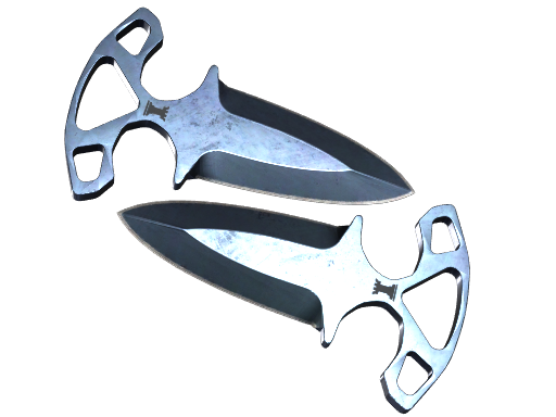 ★ StatTrak™ Shadow Daggers | Blue Steel (Well-Worn)
