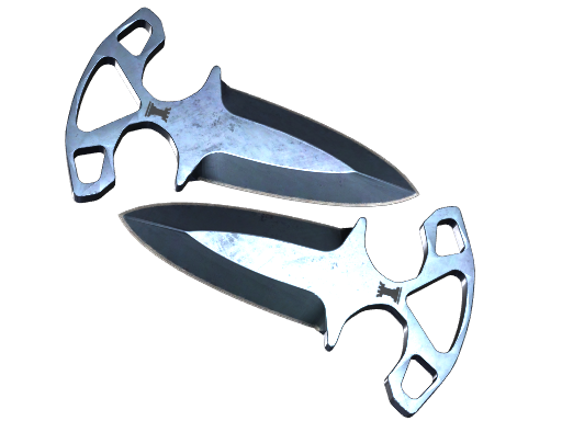 ★ Shadow Daggers | Blue Steel (Well-Worn)