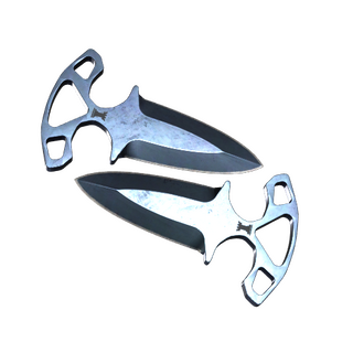 ★ Shadow Daggers | Blue Steel (Well-Worn)