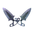 ★ Shadow Daggers | Blue Steel (Battle-Scarred)