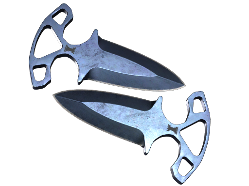 ★ StatTrak™ Shadow Daggers | Blue Steel (Battle-Scarred)