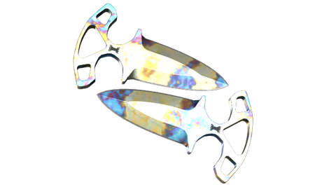 ★ Shadow Daggers | Case Hardened (Well-Worn)