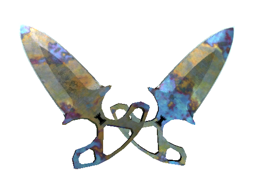 ★ Shadow Daggers | Case Hardened (Well-Worn)