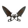 ★ Shadow Daggers | Rust Coat (Battle-Scarred)