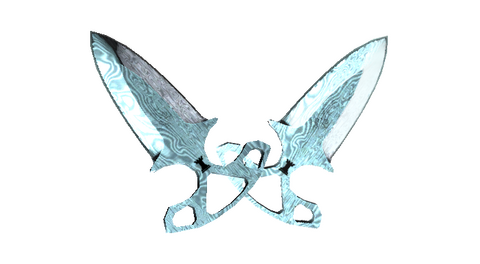 ★ Shadow Daggers | Damascus Steel (Minimal Wear)