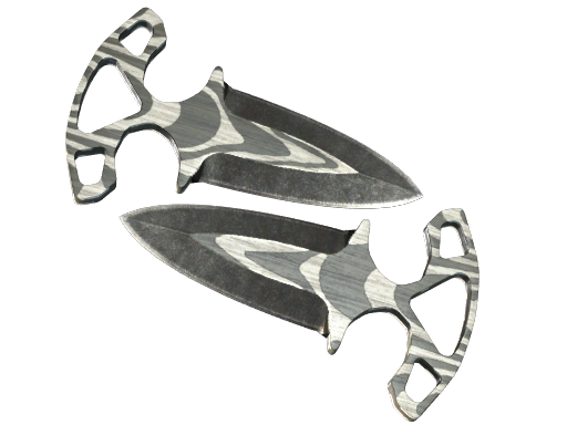 ★ Shadow Daggers | Black Laminate (Well-Worn)