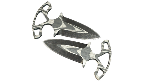 ★ Shadow Daggers | Black Laminate (Well-Worn)