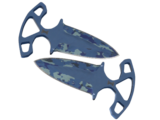 ★ StatTrak™ Shadow Daggers | Bright Water (Well-Worn)